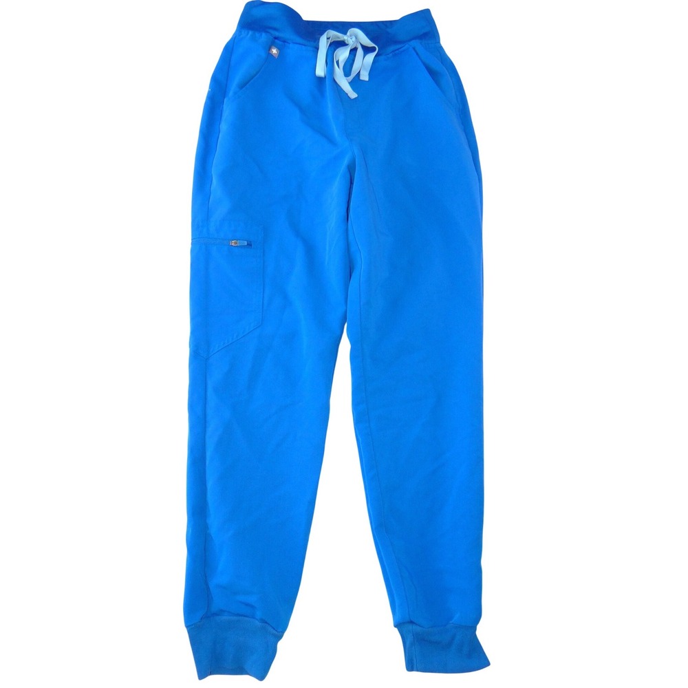 FIGS Technical Collection Royal Blue Scrub Jogger Pants Womens XS